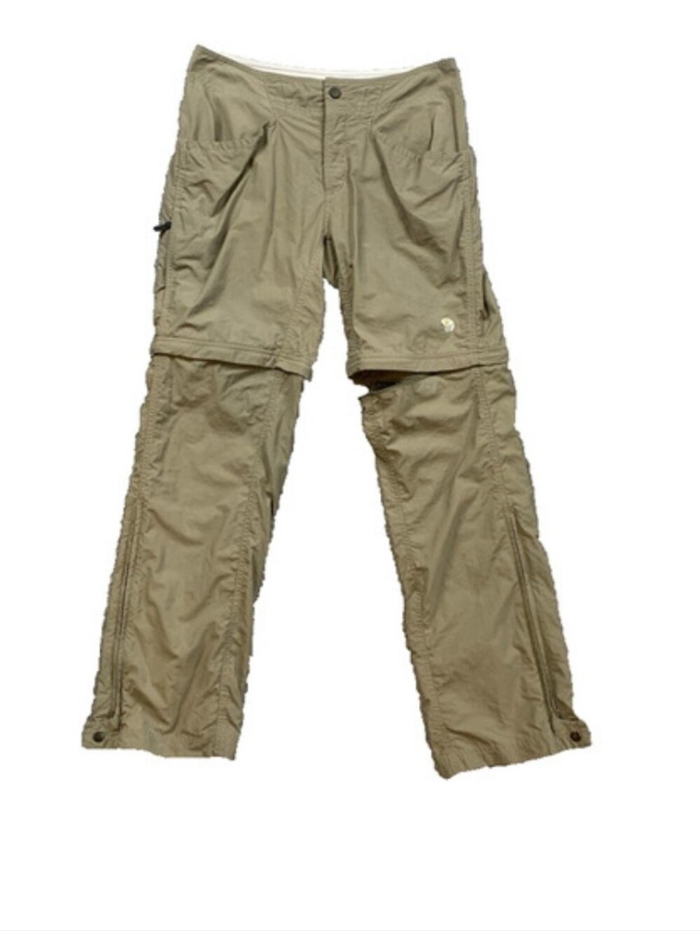 Mountain Hardwear Pants Womens 6/30 Ivy Convertible Zip Snap Hem Hiking Capri